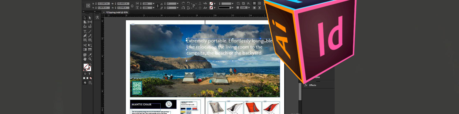 adobe photoshop indesign and illustrator